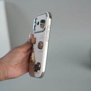 FRATO luxury Case iPhone Series Premium Cute Café 3D Charm Protective Case