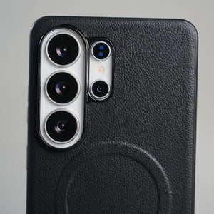 FRATO Samsung S26 Ultra Galaxy S26 Ultra Premium Leather Texture MagSafe Compatible Case with Raised Camera Protection
