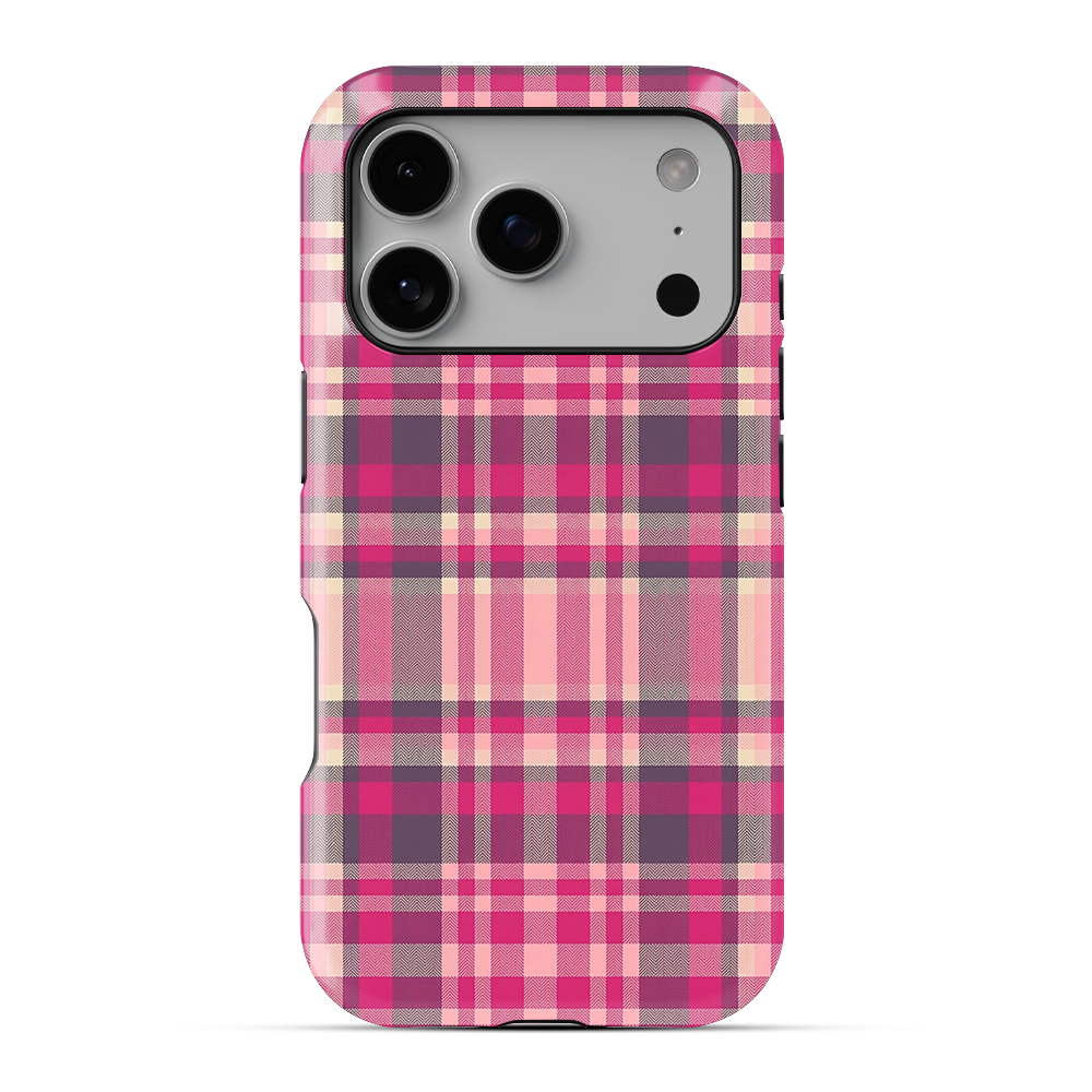 Gingham | Pink II Phone Case