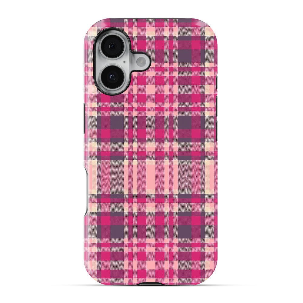 Gingham | Pink II Phone Case