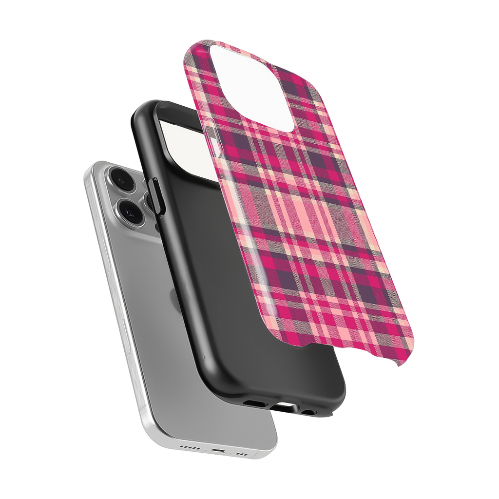 Gingham | Pink II Phone Case