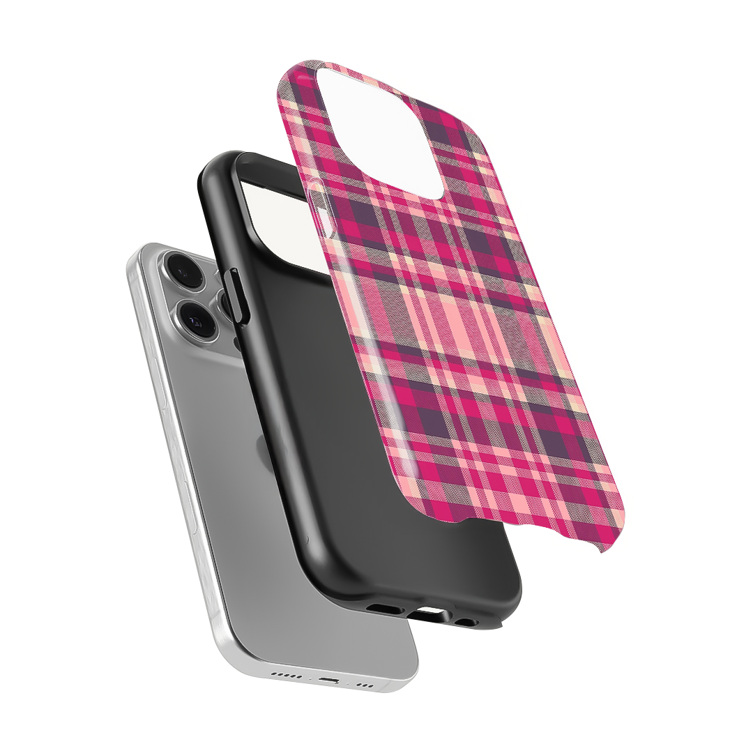 Gingham | Pink II Phone Case