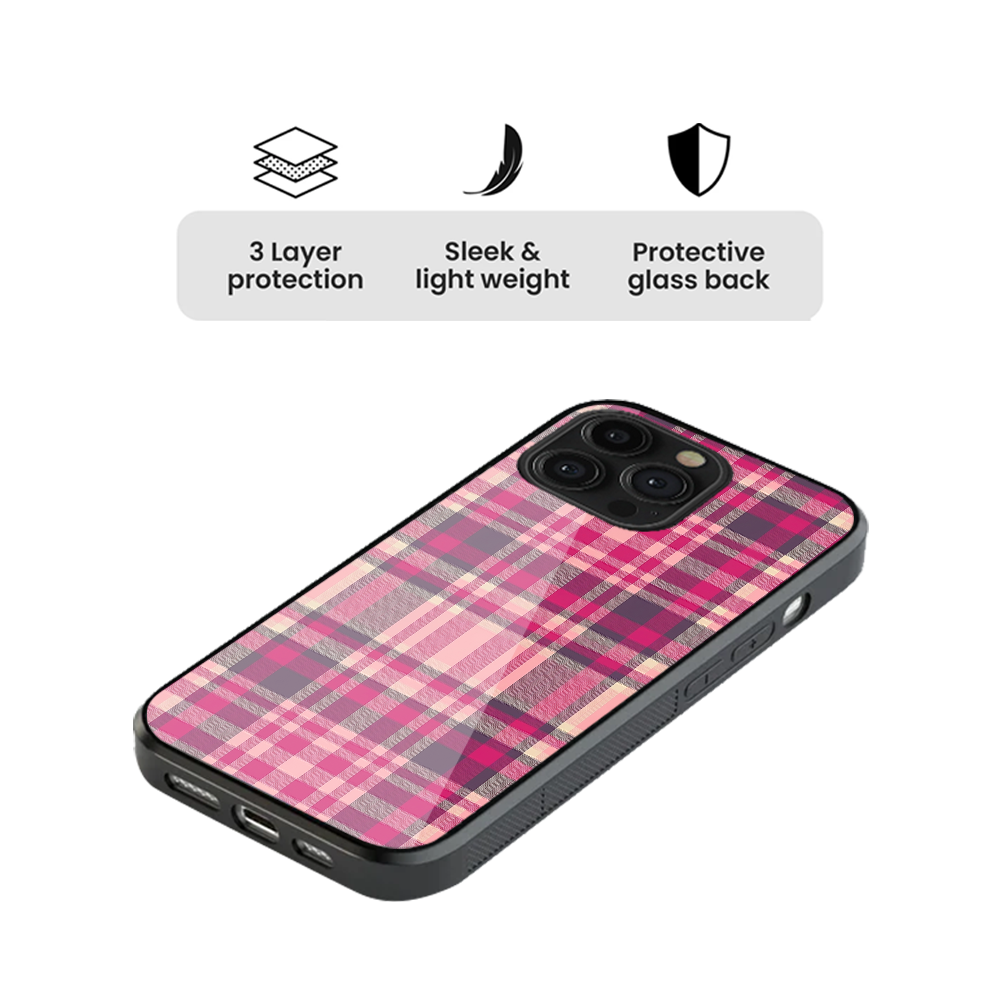 Gingham | Pink II Phone Case