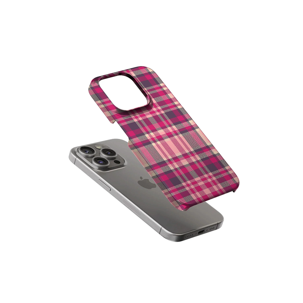 Gingham | Pink II Phone Case