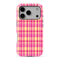 Gingham | Pink & Yellow Phone Case