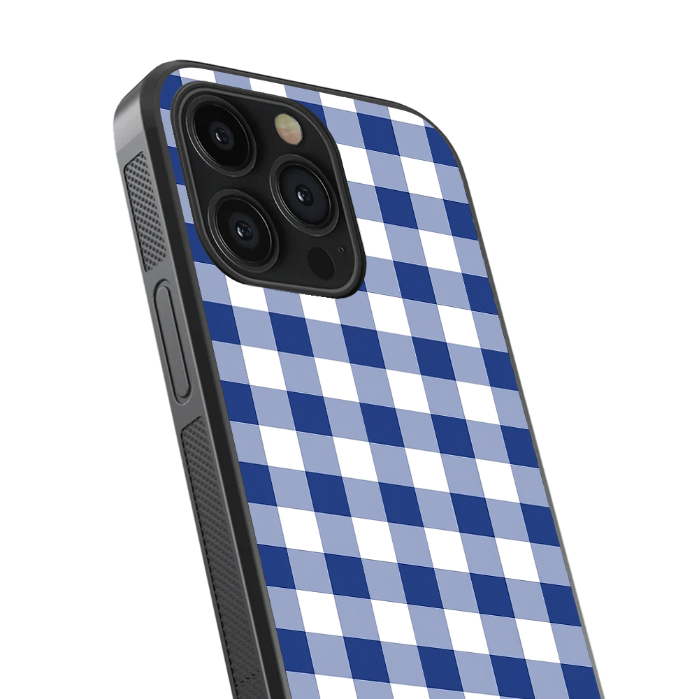 Gingham | Blue & White - VI Phone Case