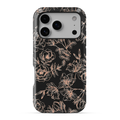 Floral Rose Gold Chrome Phone Case