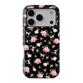 Black & Pink Floral Phone Case