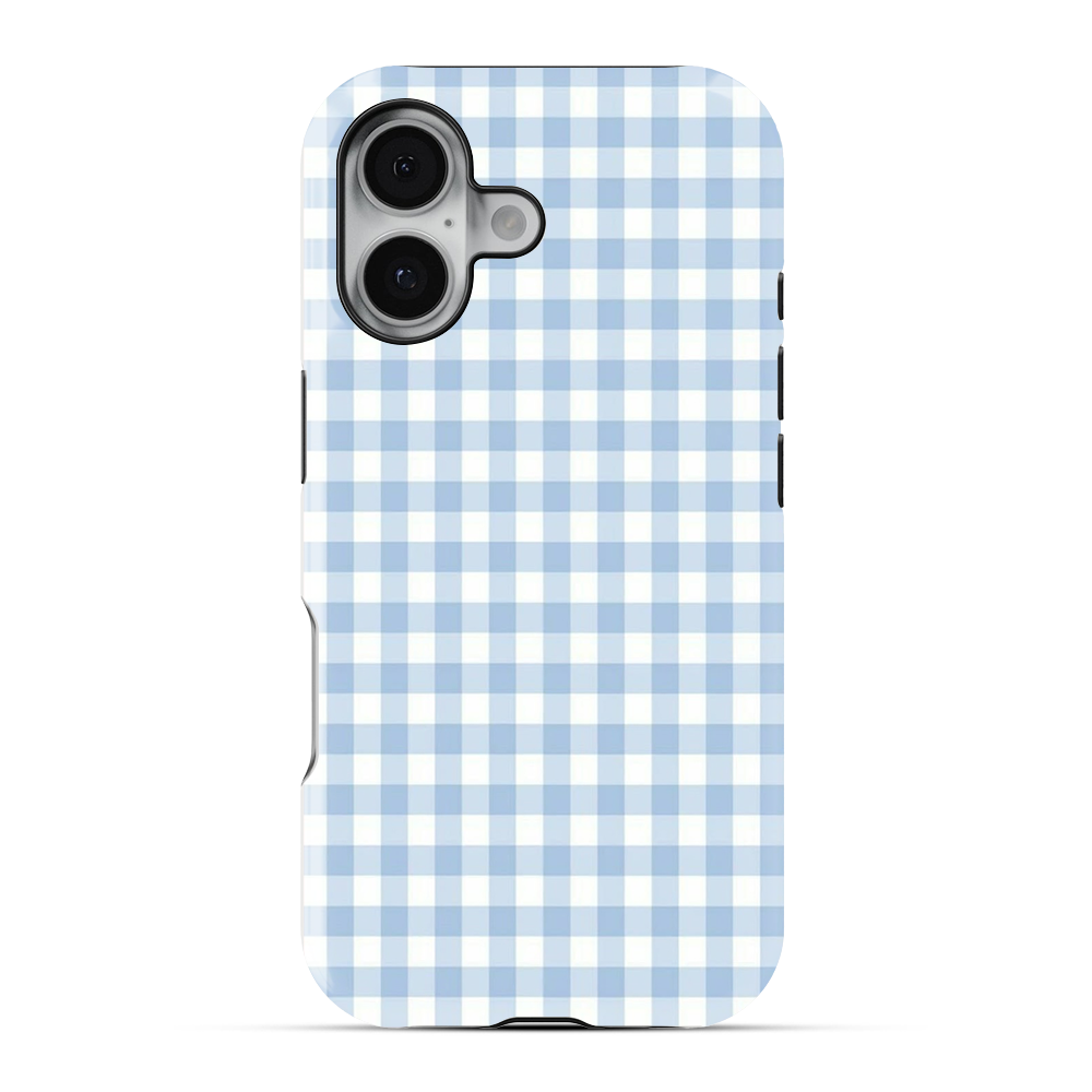 Gingham | Blue & White - IV Phone Case