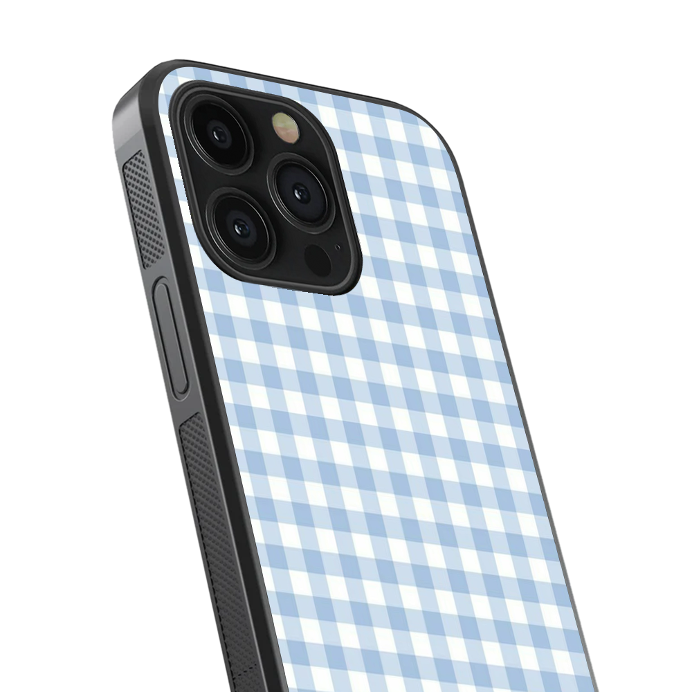 Gingham | Blue & White - IV Phone Case