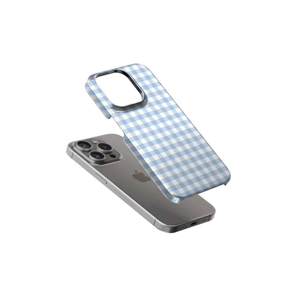 Gingham | Blue & White - IV Phone Case
