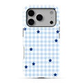 Gingham | Blue & White - I Phone Case