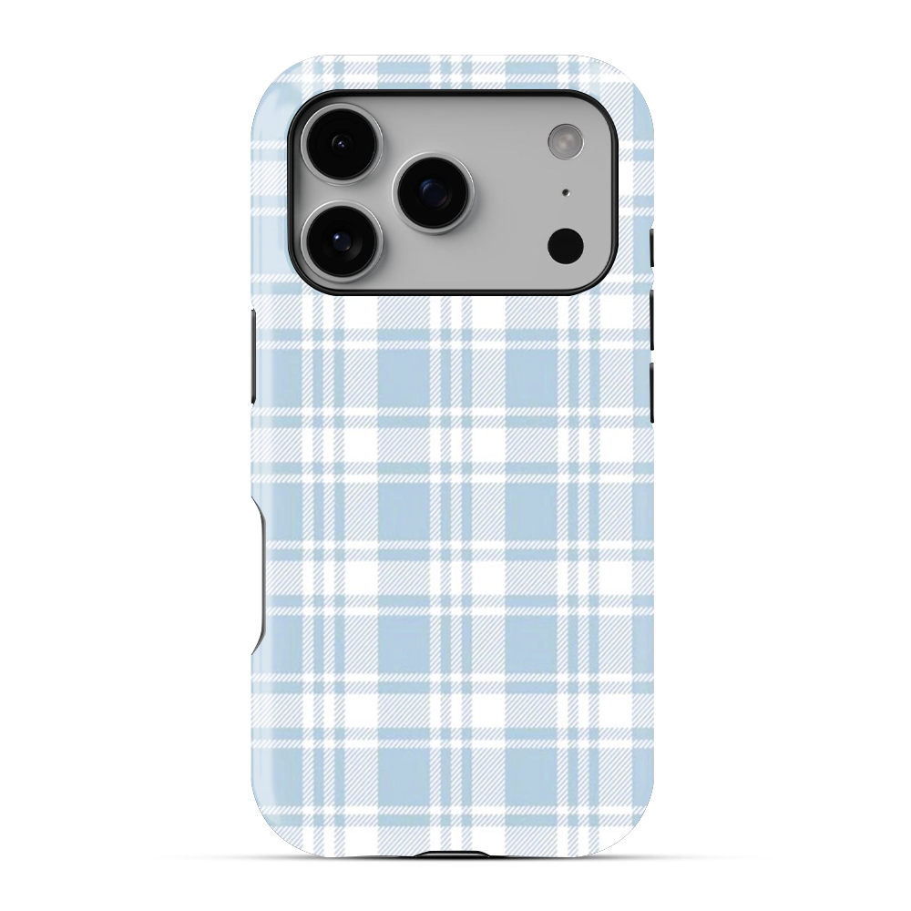 Gingham | Blue & White - II Phone Case