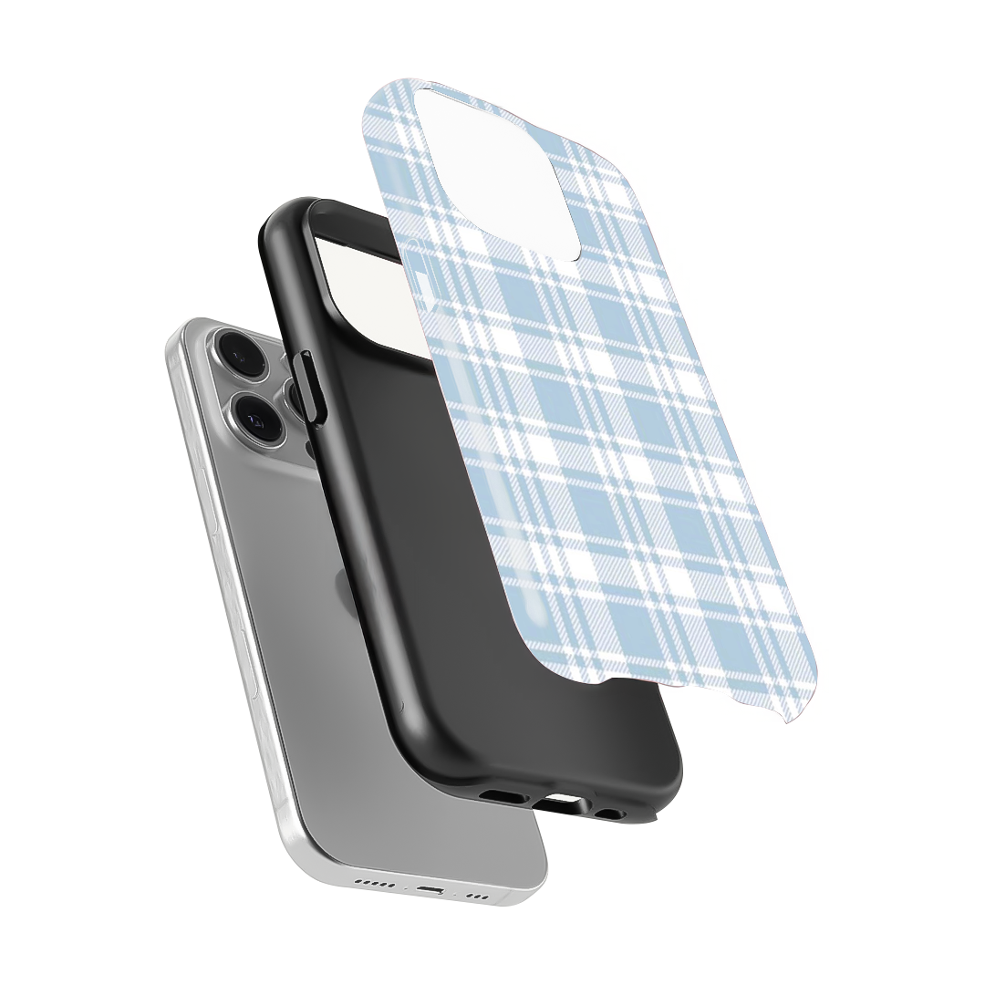 Gingham | Blue & White - II Phone Case