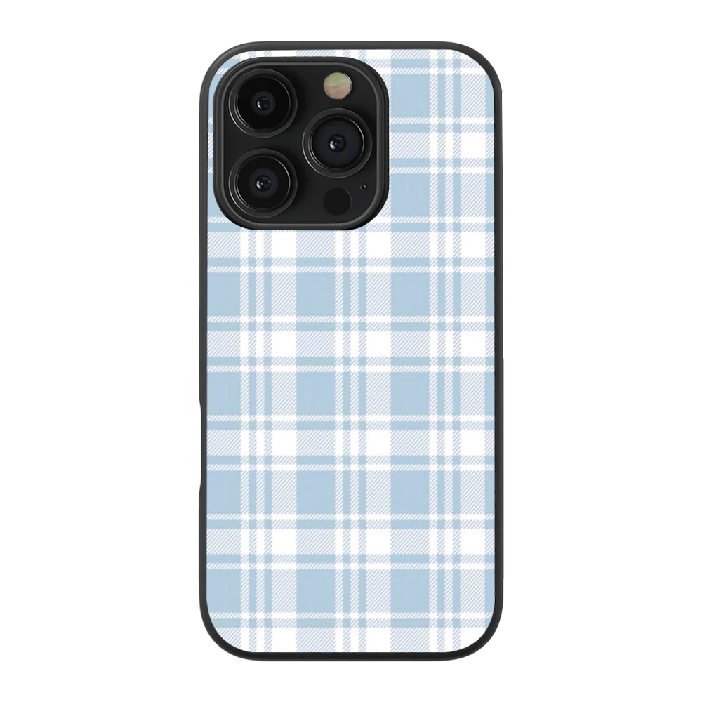 Gingham | Blue & White - II Phone Case