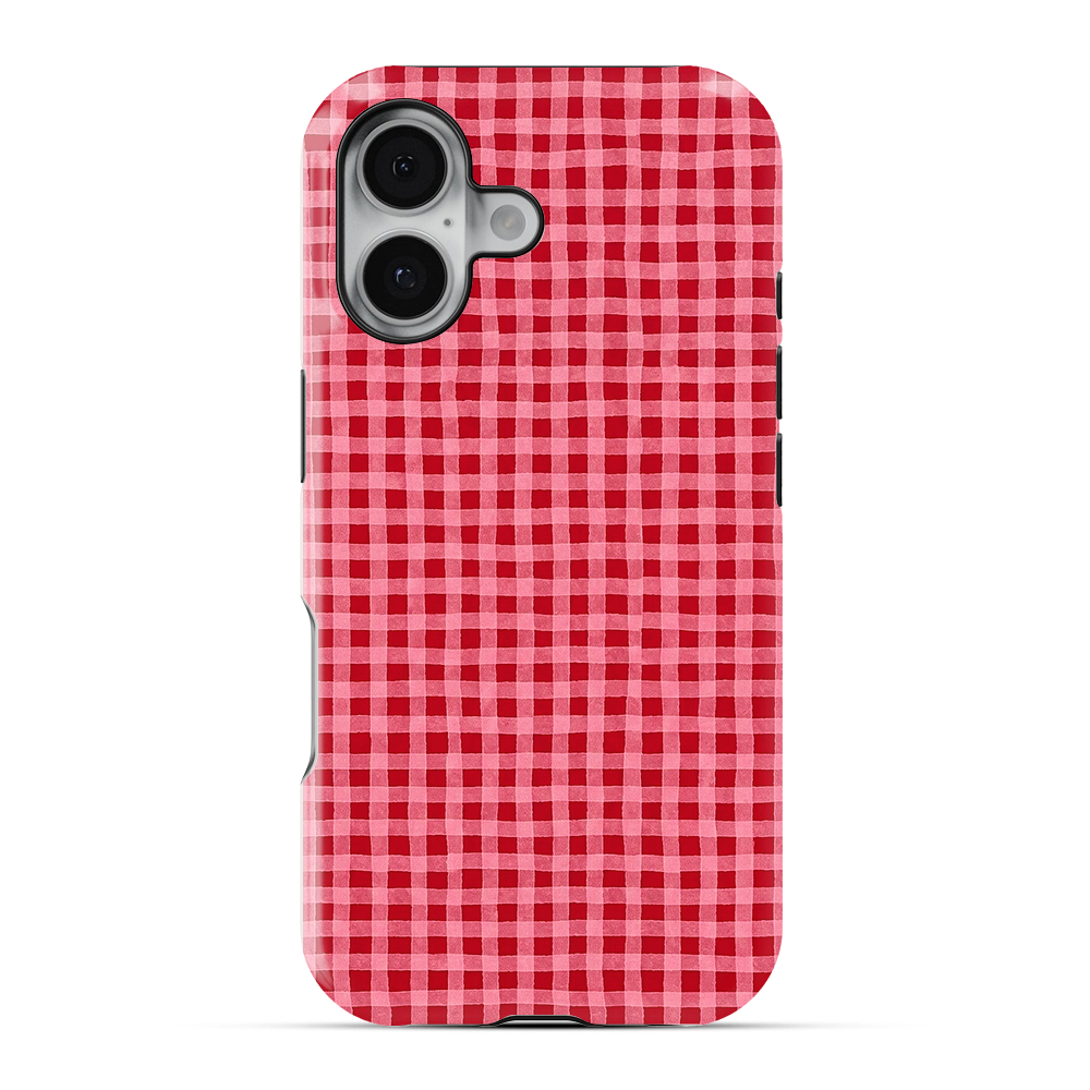 Gingham | Cottage Red Phone Case