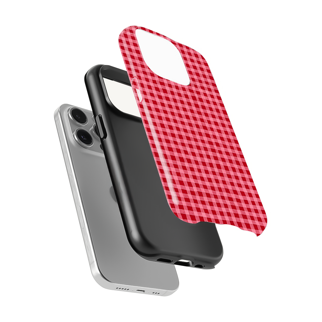 Gingham | Cottage Red Phone Case