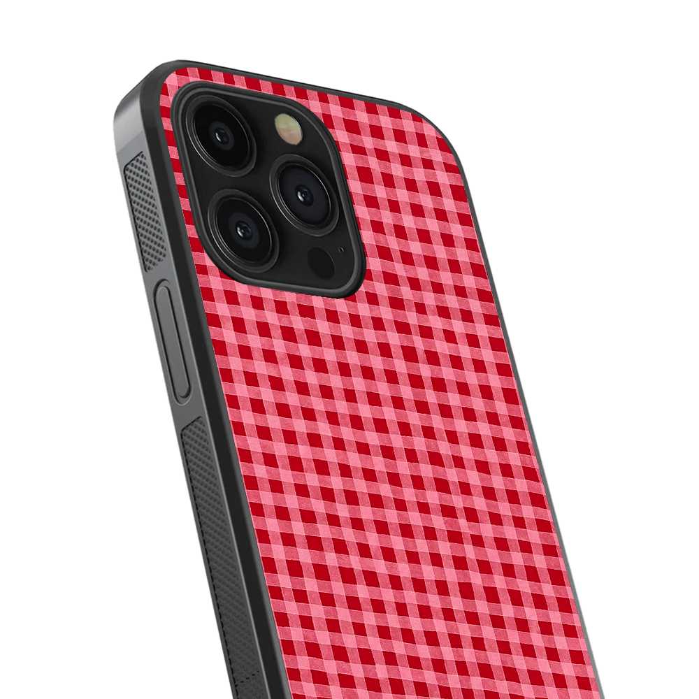 Gingham | Cottage Red Phone Case