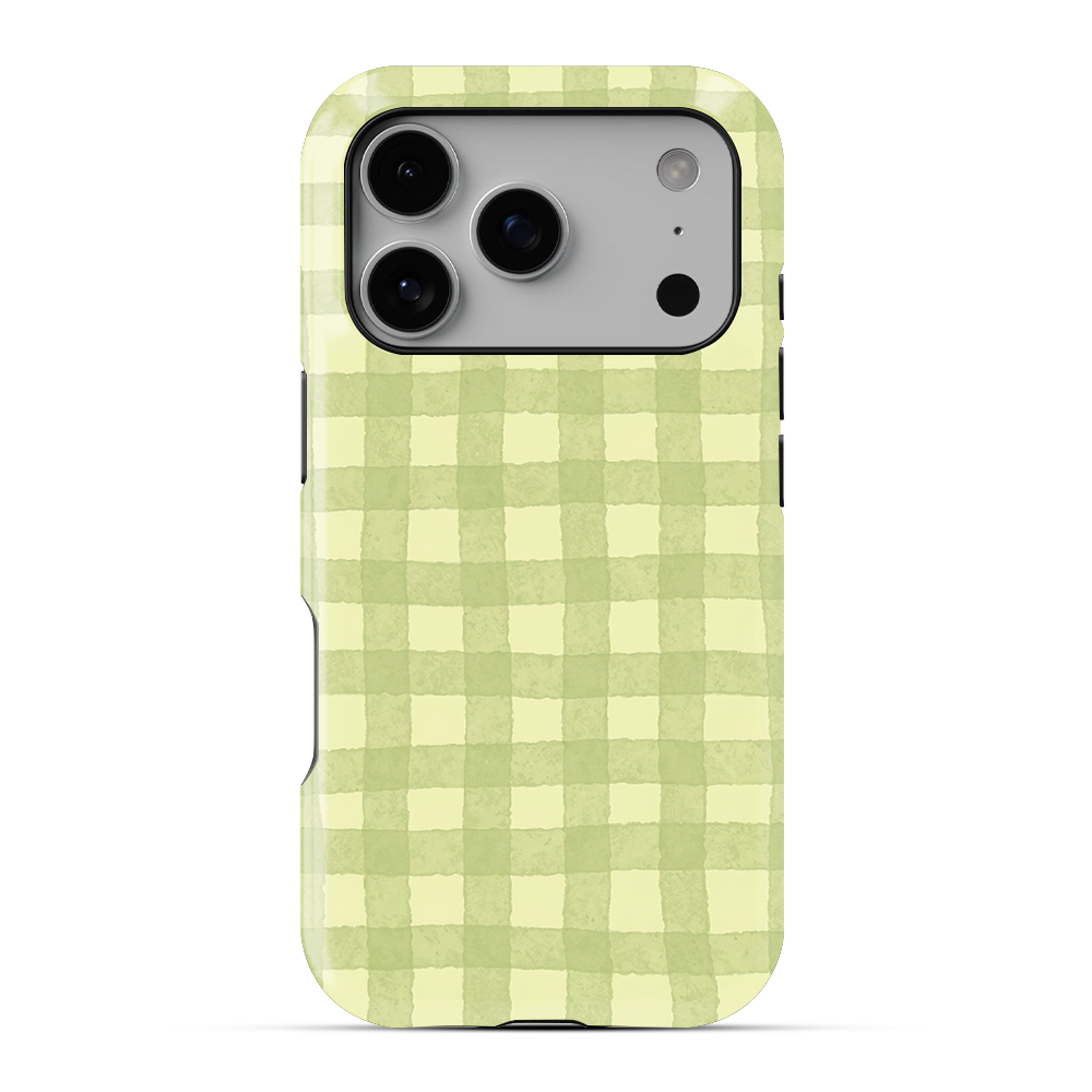 Gingham | Green Phone Case