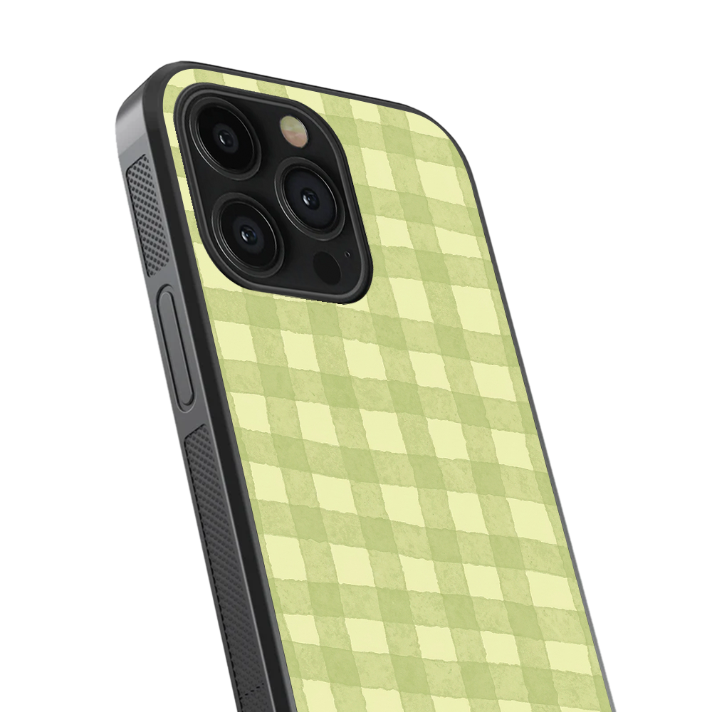 Gingham | Green Phone Case