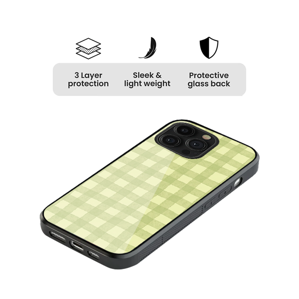 Gingham | Green Phone Case