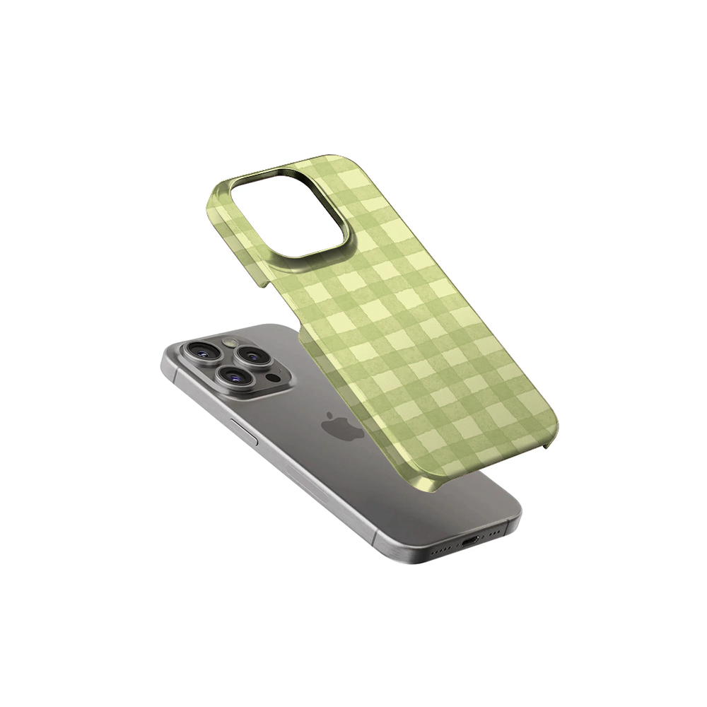 Gingham | Green Phone Case