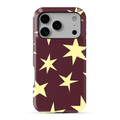 Starry | Burgundy Phone Case