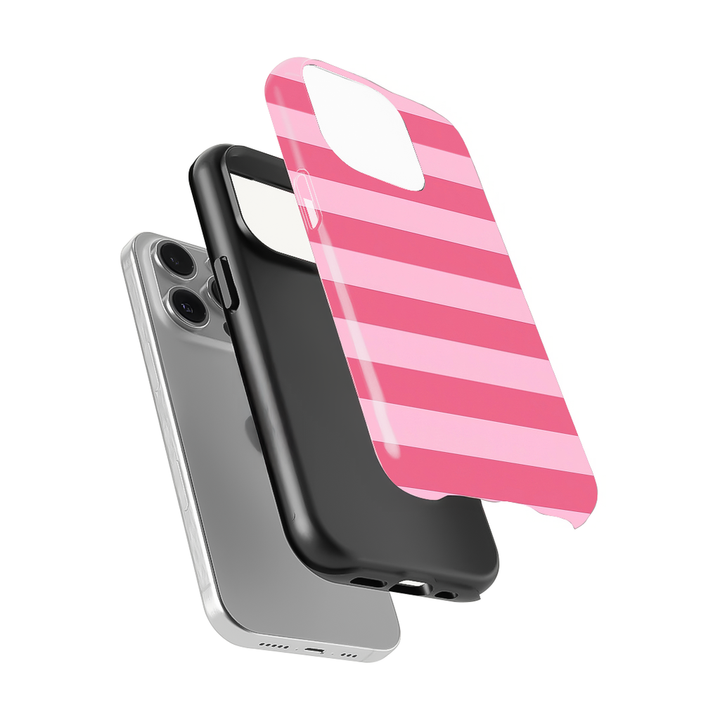 Striped | Pink & Baby Pink Phone Case