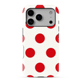 Polka Dot | Red & White Phone Case