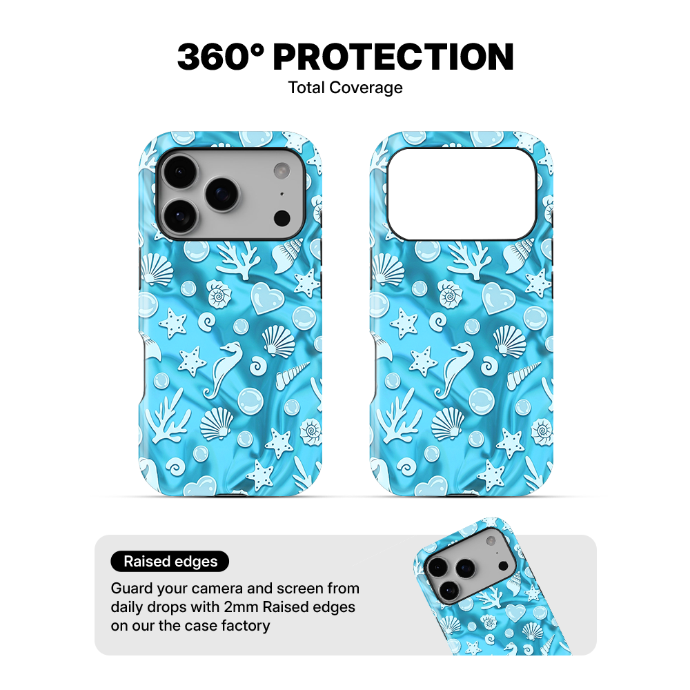 Aquamarine Holo Phone Case