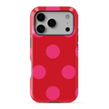 Polka Dot | Red & Pink - II Phone Case