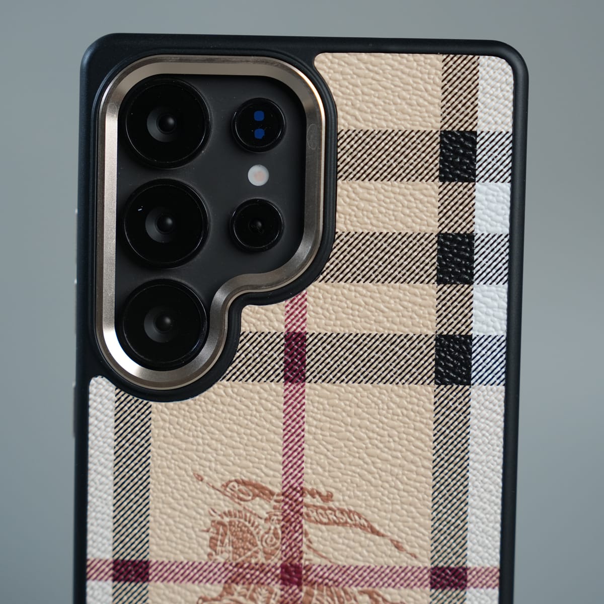 FRATO Galaxy Ultra Series Galaxy Ultra Series Luxury Check Pattern Textured Hard Back Case