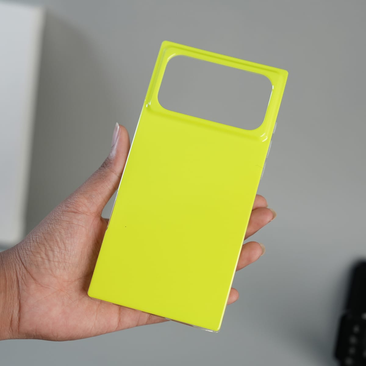 FRATO iPhone 17 Series 17 Pro Max / Yellow iPhone 17 Series Neon Series Square Bumper Glossy Cover