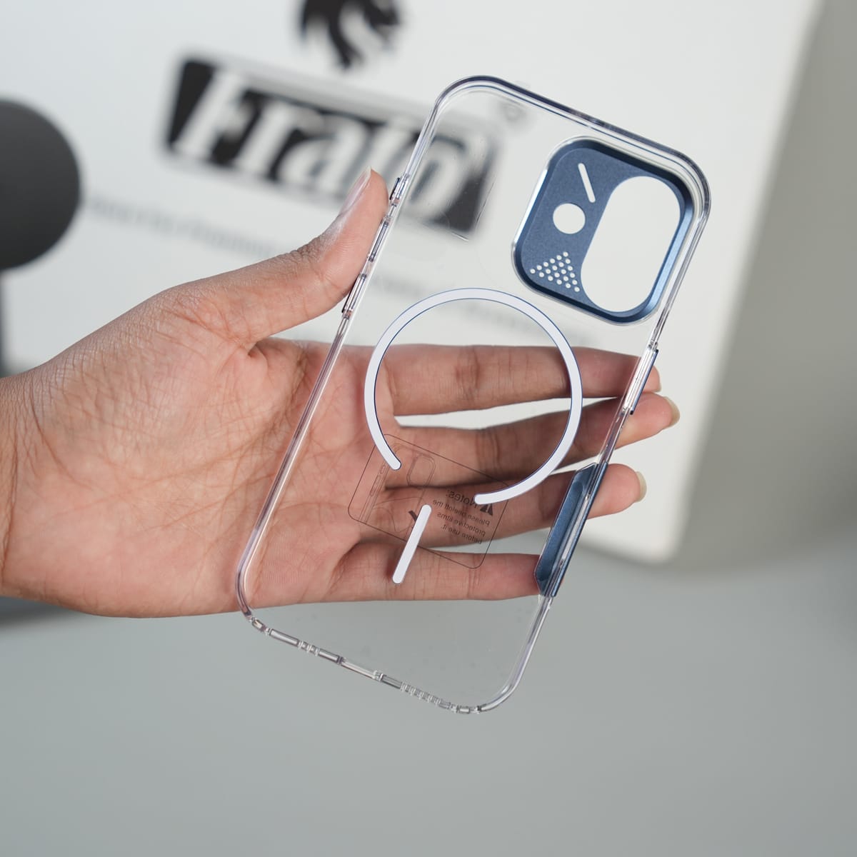FRATO iPhone 17 Series iPhone 17 Frosted MagSafe Case with Metallic Camera Frame