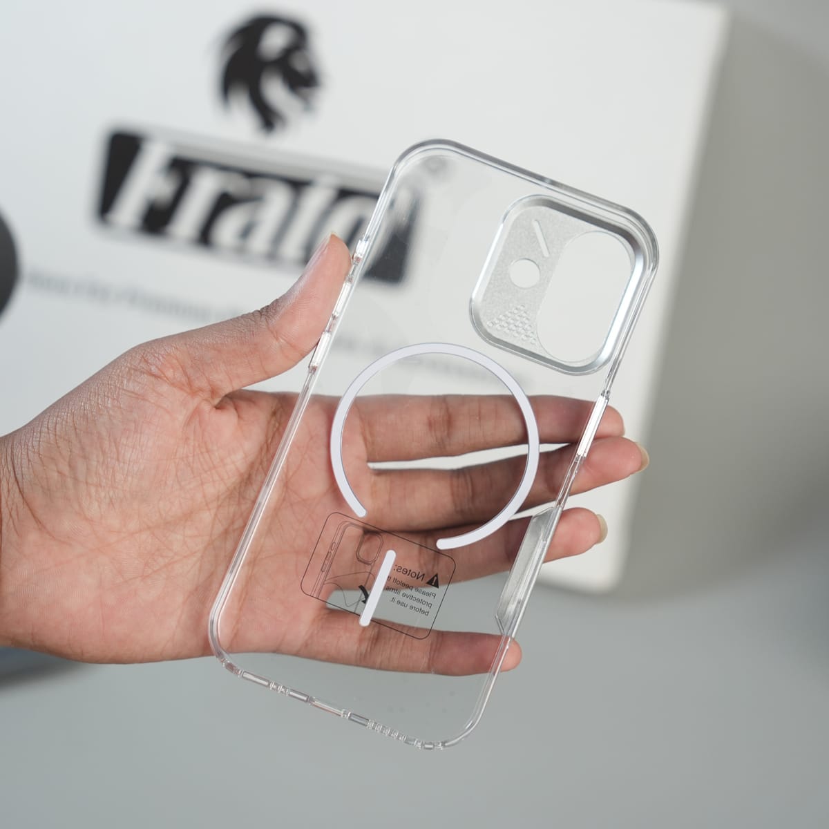 FRATO iPhone 17 Series iPhone 17 Frosted MagSafe Case with Metallic Camera Frame