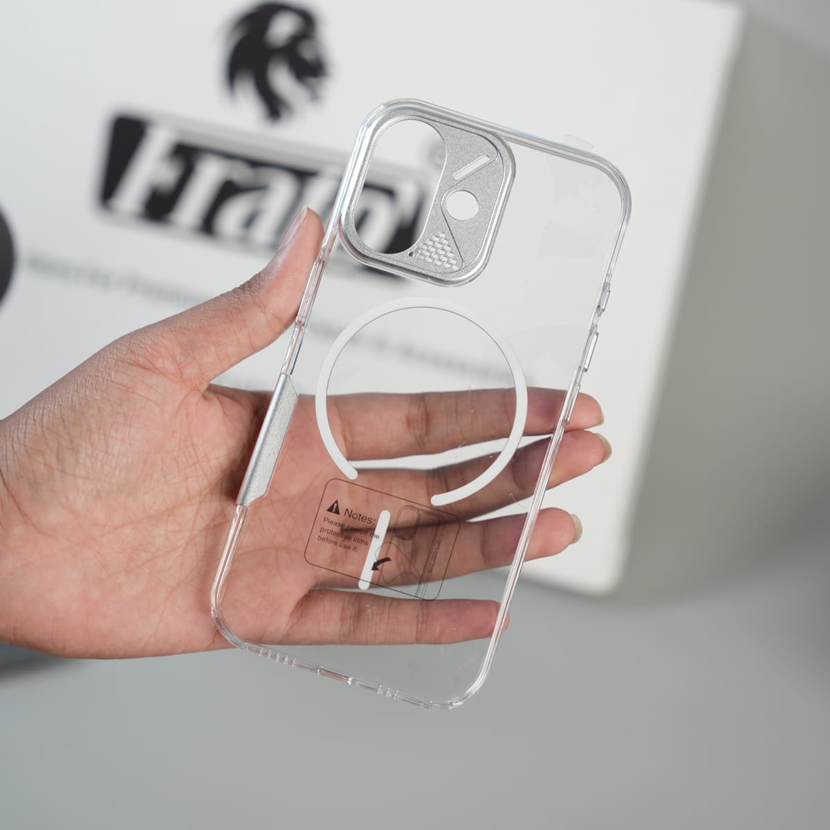 FRATO iPhone 17 Series iPhone 17 Frosted MagSafe Case with Metallic Camera Frame