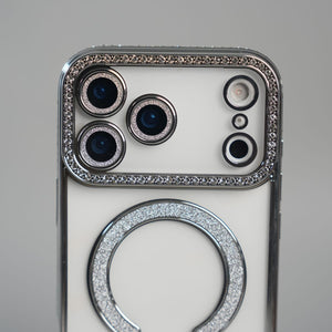 FRATO iPhone 17 Series iPhone 17 Series Luxury Crystal MagSafe Case with Rhinestone Camera Frame