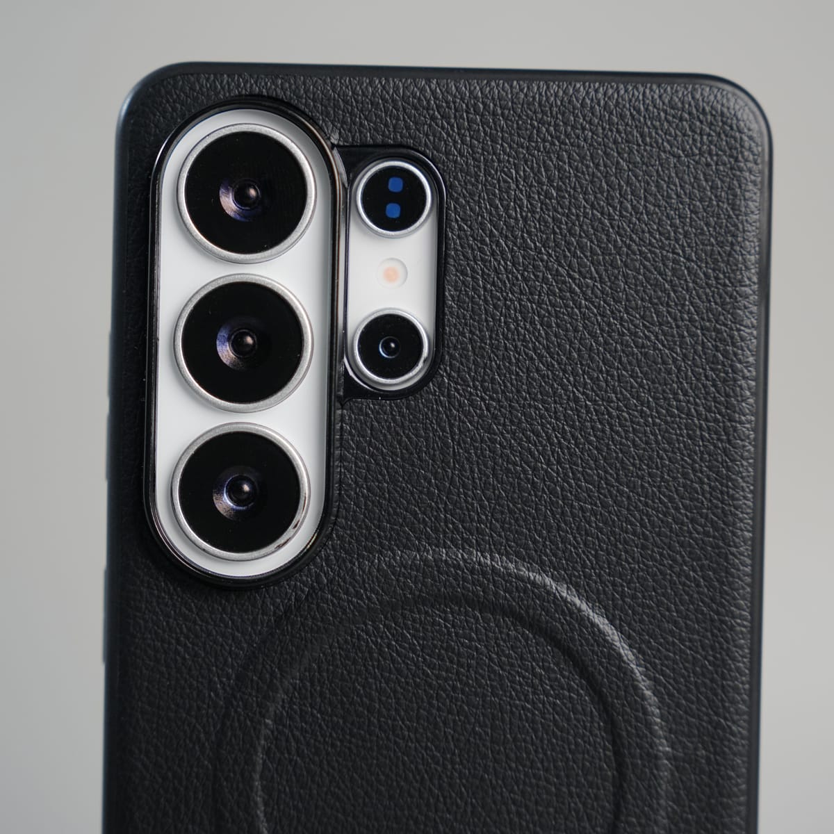FRATO Samsung S26 Ultra Galaxy S26 Ultra Premium Leather Texture MagSafe Compatible Case with Raised Camera Protection